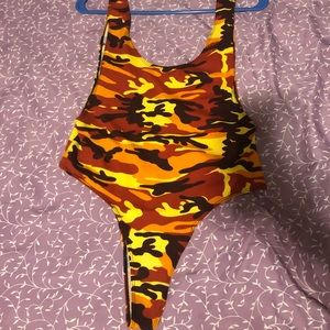 Camouflage bodysuit